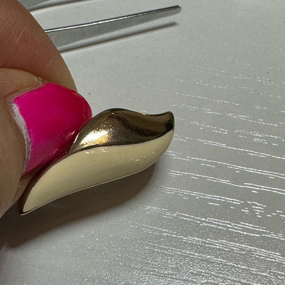 Two Tone Earrings - Picture 6 of 6